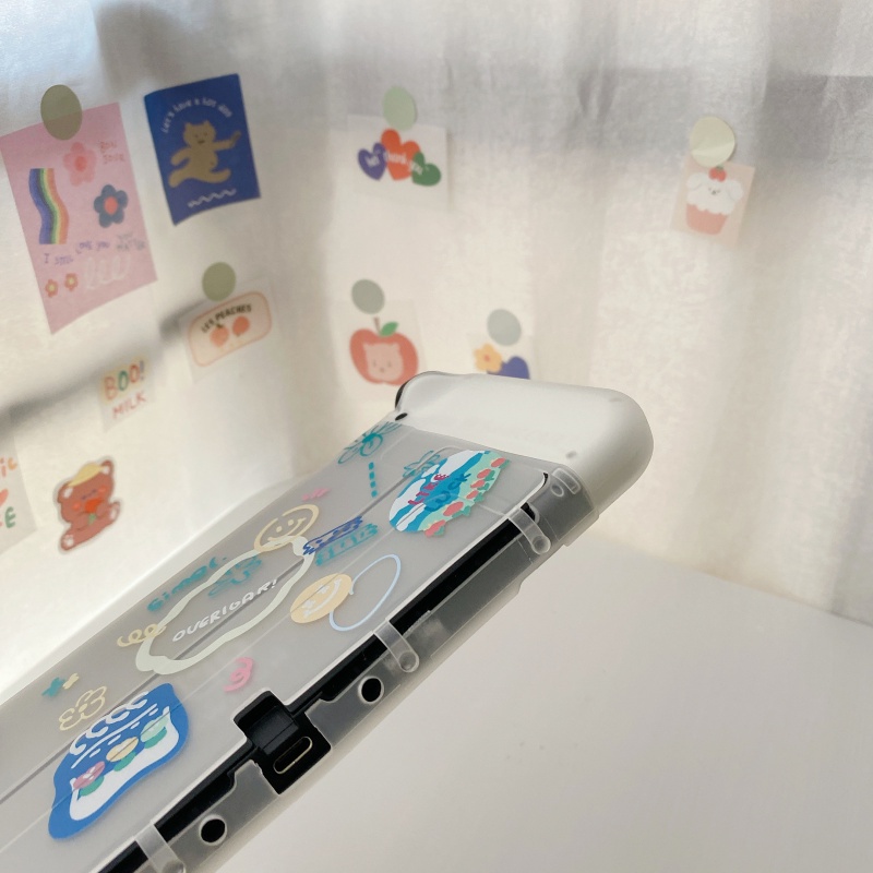 Ốp Bảo Vệ Máy Chơi Game Nintendo Switch OLED NS Họa Tiết Hoa Graffiti Dễ Thương