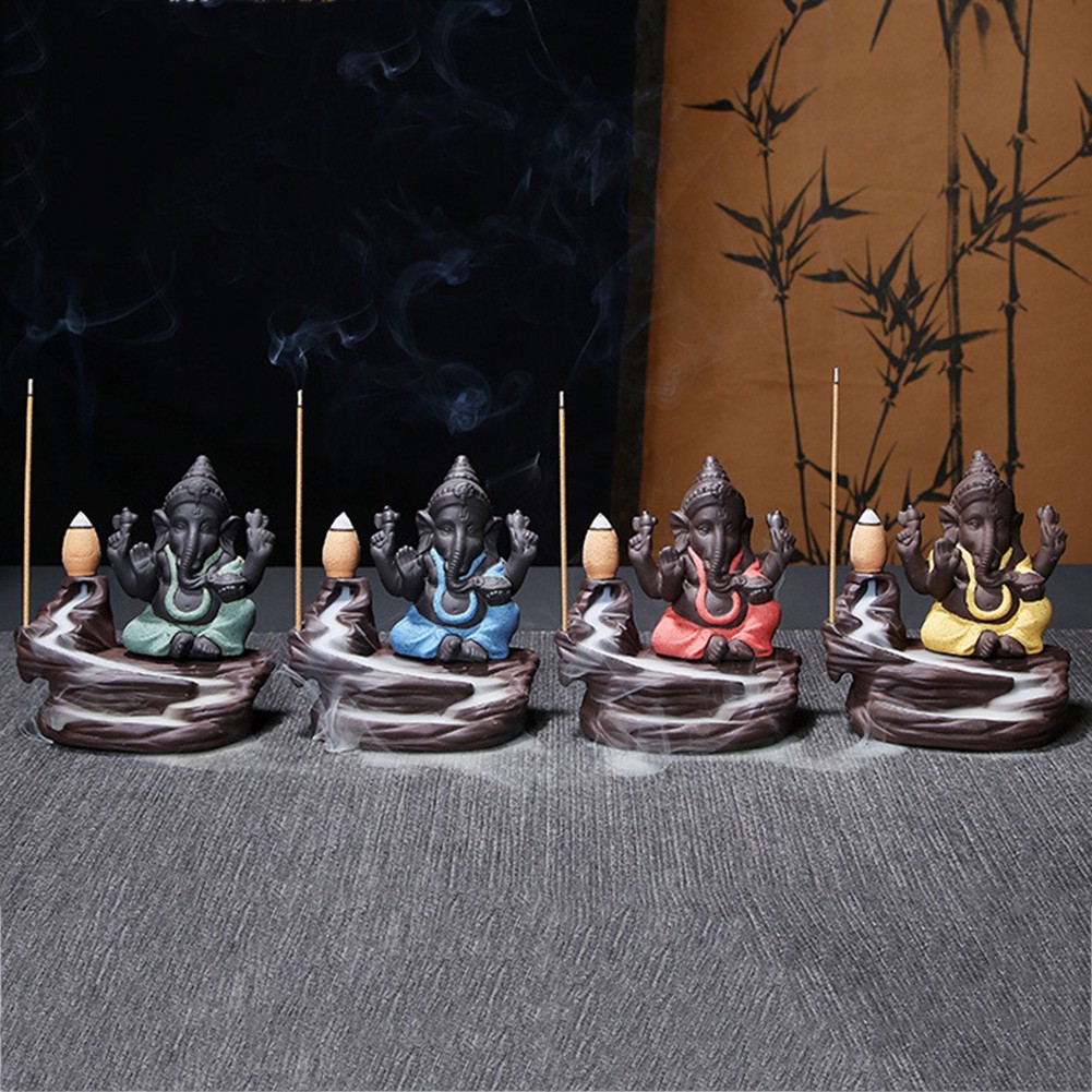 Tháp khói trầm hương hình chú voi Ấn Độ độc đáo