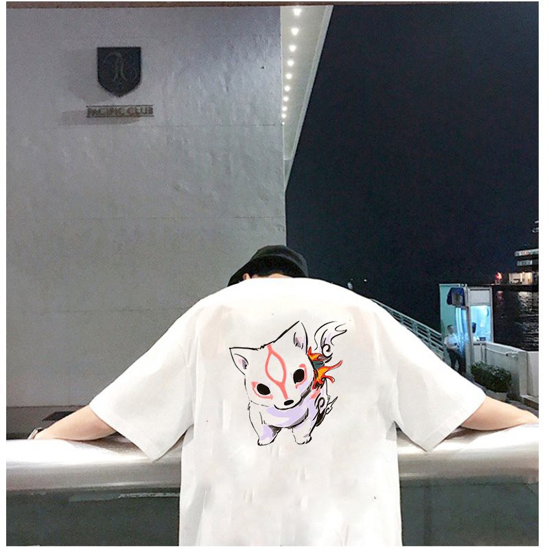 Áo thun unisex form rộng Nhật Bản đẹp độc lạ phong cách cá tính vải dày mịn 2019T2331