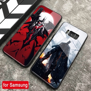Ốp Lưng Kính Cường Lực In Logo Batman Cho Samsung Note 20 Galaxy S8 S9 S10 S20 Plus S10 Lite S20 Ultra Note 8 9 10 Plus Note 20 Ultra