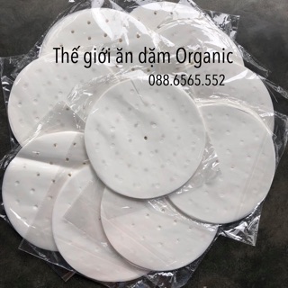 Giấy nến lót đáy nồi chiên không dầu, xửng hấp tiện dụng