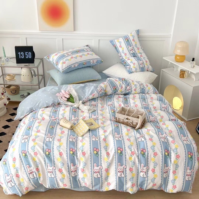 Bộ Chăn Ga Gối COTTON DEMIN (Mật Decor)