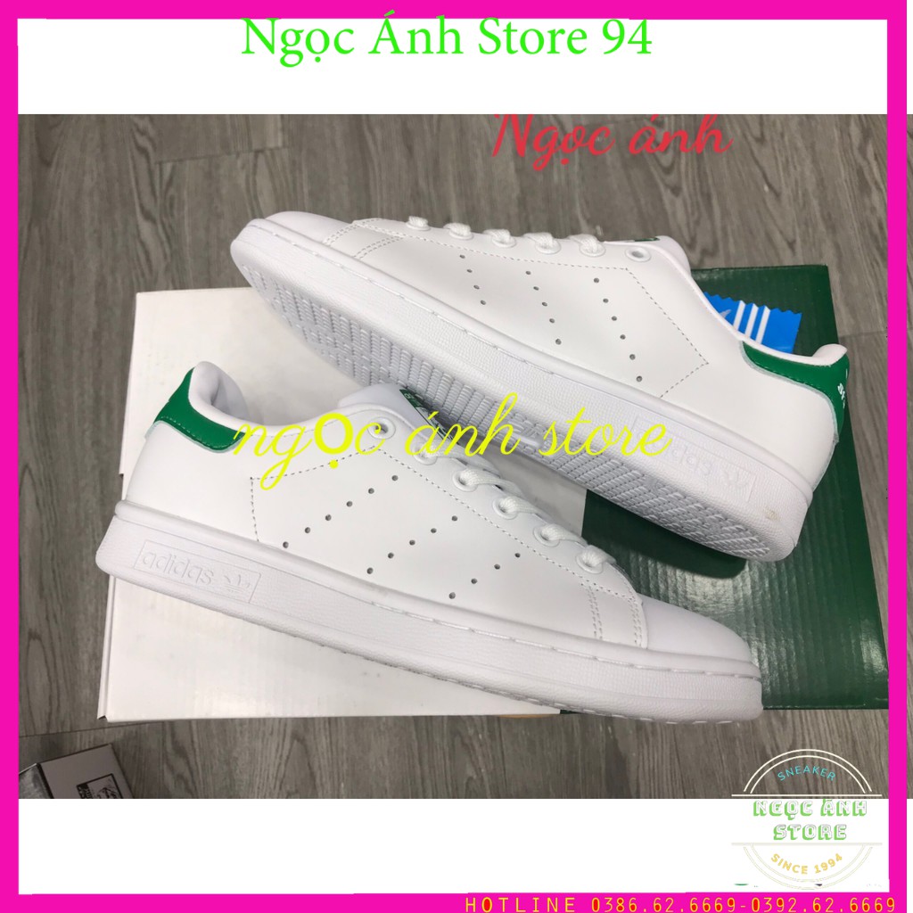 Giày thể thao sneaker adidass GIÀY STAN SMITH GÓT XANH bản cao cấp dành cho cả nam và nữ STA 01