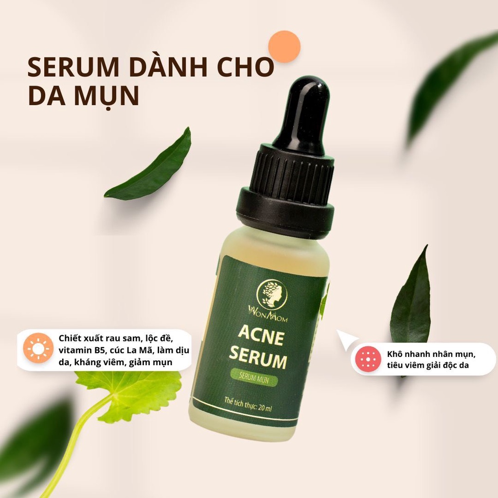 Serum ngăn ngừa và giảm mụn WonMom 20ml