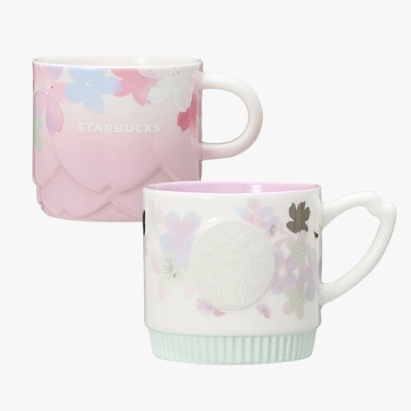 - CỐC SỨ 2021 CHERRY BLOSSOM  HANDLE MUG 14oz