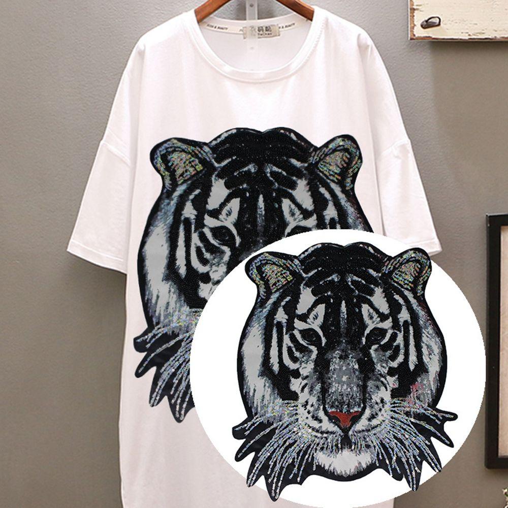 Miếng Dán Ủi Quần Áo Đính Sequin Lấp Lánh Thời Trang