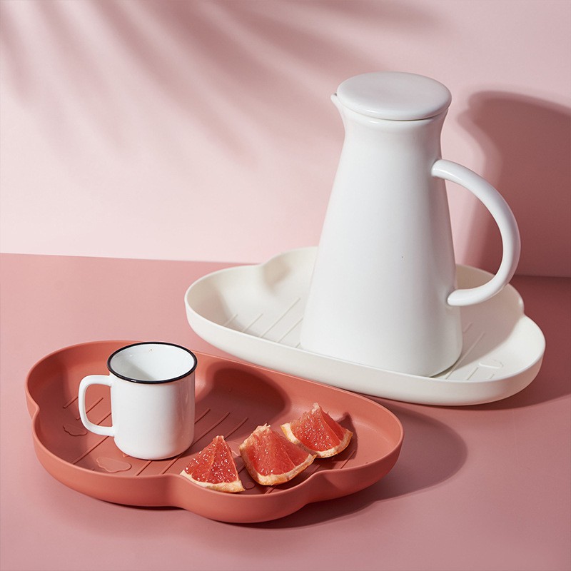 Khay Đựng Đồ Ăn Dặm Lúa Mạch Hình Mây, Cà Rốt, Dứa Ngộ Nghĩnh Đáng Yêu Cho Bé