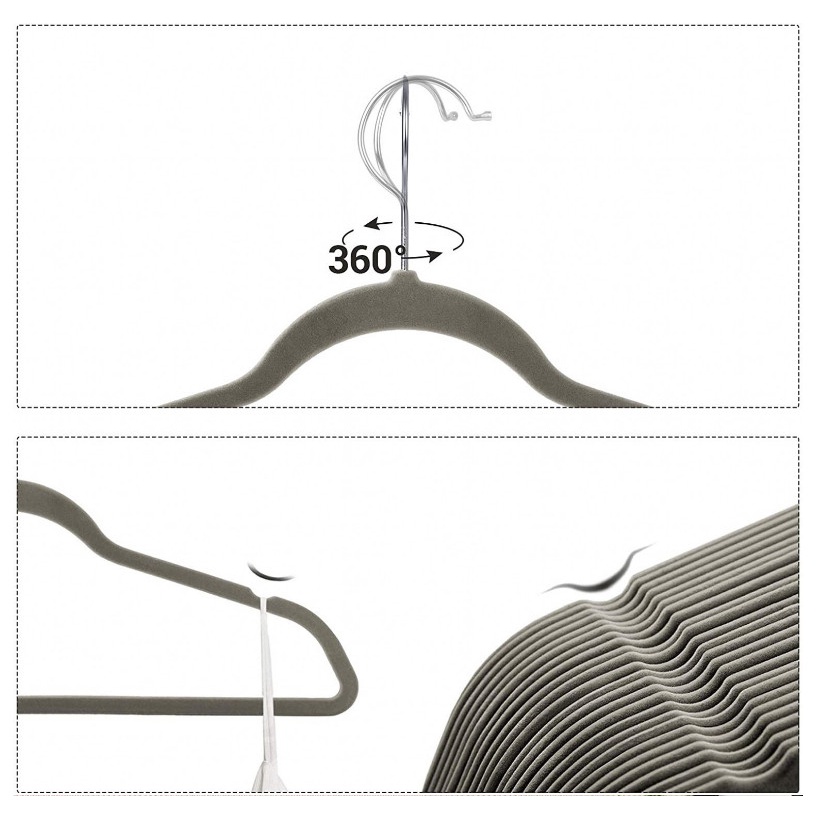 Bộ 50 móc treo quần áo VELVET HANGERS