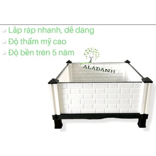 Chậu nhựa lắp ghép thông minh tháo rời đầy đủ size, độ bền trên 5 năm, tính thẩm mỹ cao, dễ dàng lắp ráp
