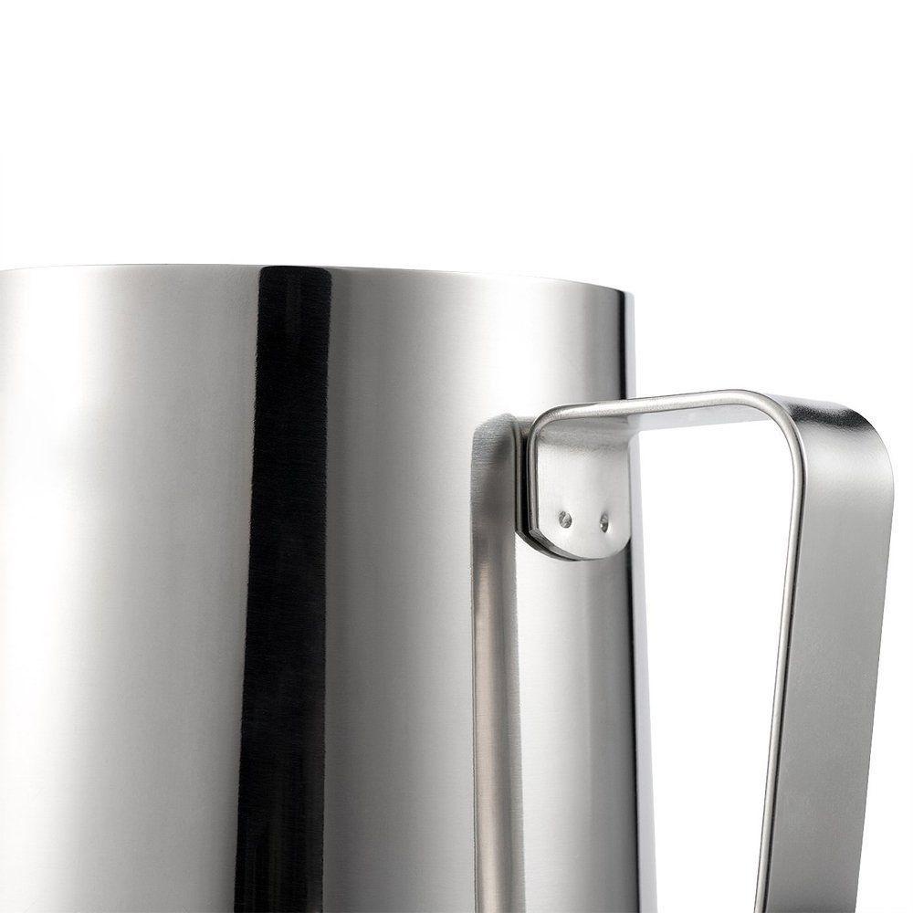 Ca đánh sữa inox có vạch chia | Tạo milk foam, làm sữa cappuccino, vẽ latte art | Dung tích 900ml