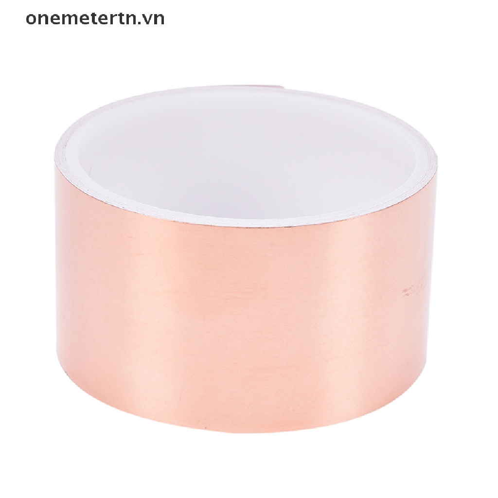 onemetertn  50mm x 3m EMI Copper Foil Shielding Tape Conductive Self Adhesive Barrier GuitarNew  VN