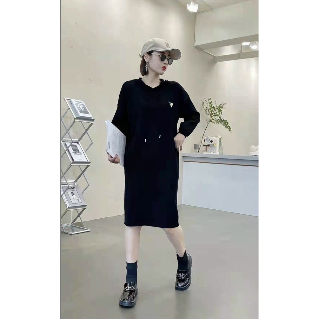 Váy len mũ bầu cao cấp Free size form rộng rãi