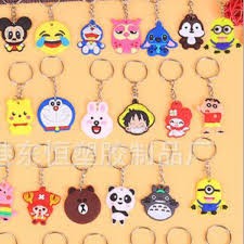 Móc Khóa Hoạt Hình Silicon Nhiều Mẫu