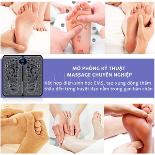 Thảm massage chân ems giúp lưu thông khí huyết, giảm đau mỏi chân - ảnh sản phẩm 4