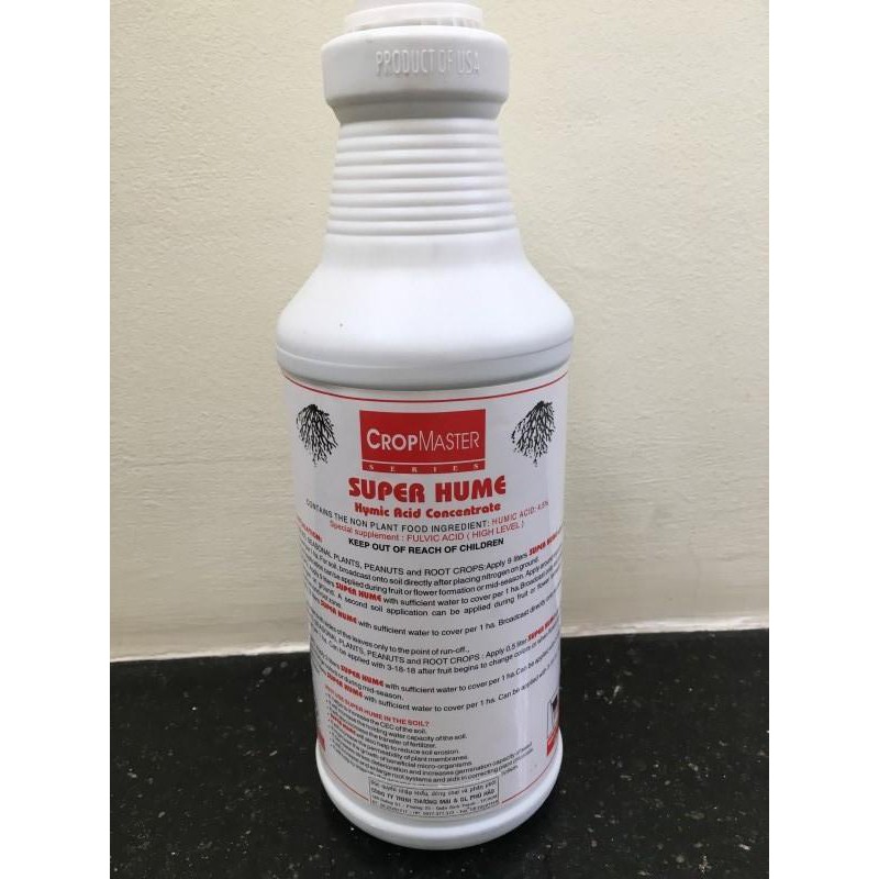 Phân bón lá SUPER HUME chai 1L