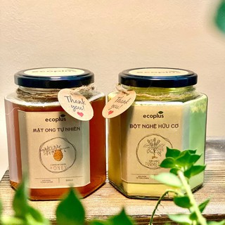 Combo Dưỡng Da từ Bột Nghệ 200gr và Mật Ong 500ml