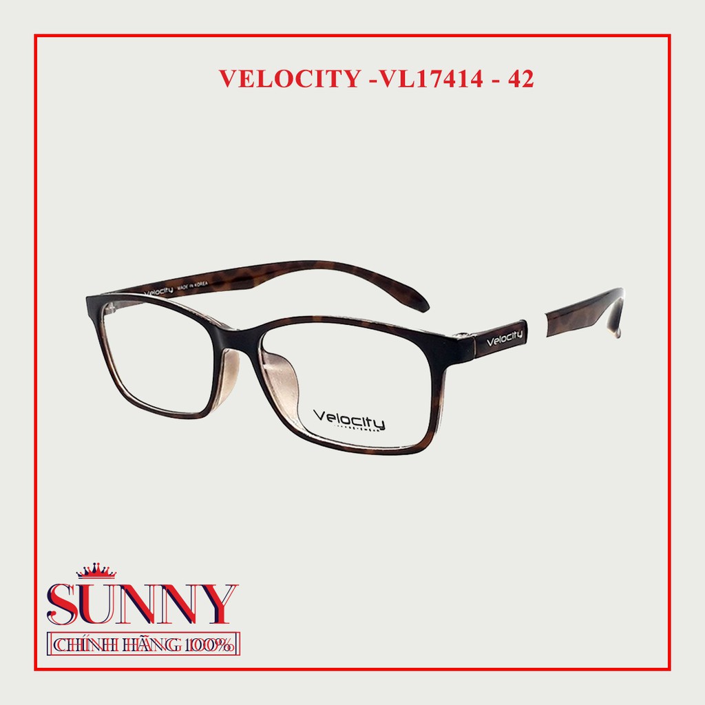 VL17414nhiều màu - gọng kính nam nữ Velocity chính hãng, bảo hành toàn quốc