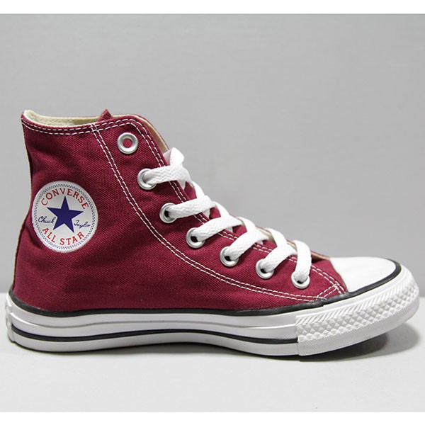 Giày Converse classic cao cổ vải đỏ đô CCVD10