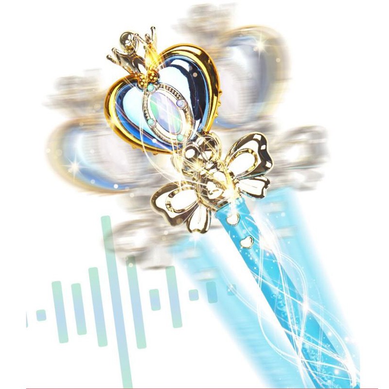 [TẶNG PIN] Gậy Phép Thuật Elsa, có đèn Led và âm thanh vui nhộn cho bé (size to dài 38 cm) full hộp màu