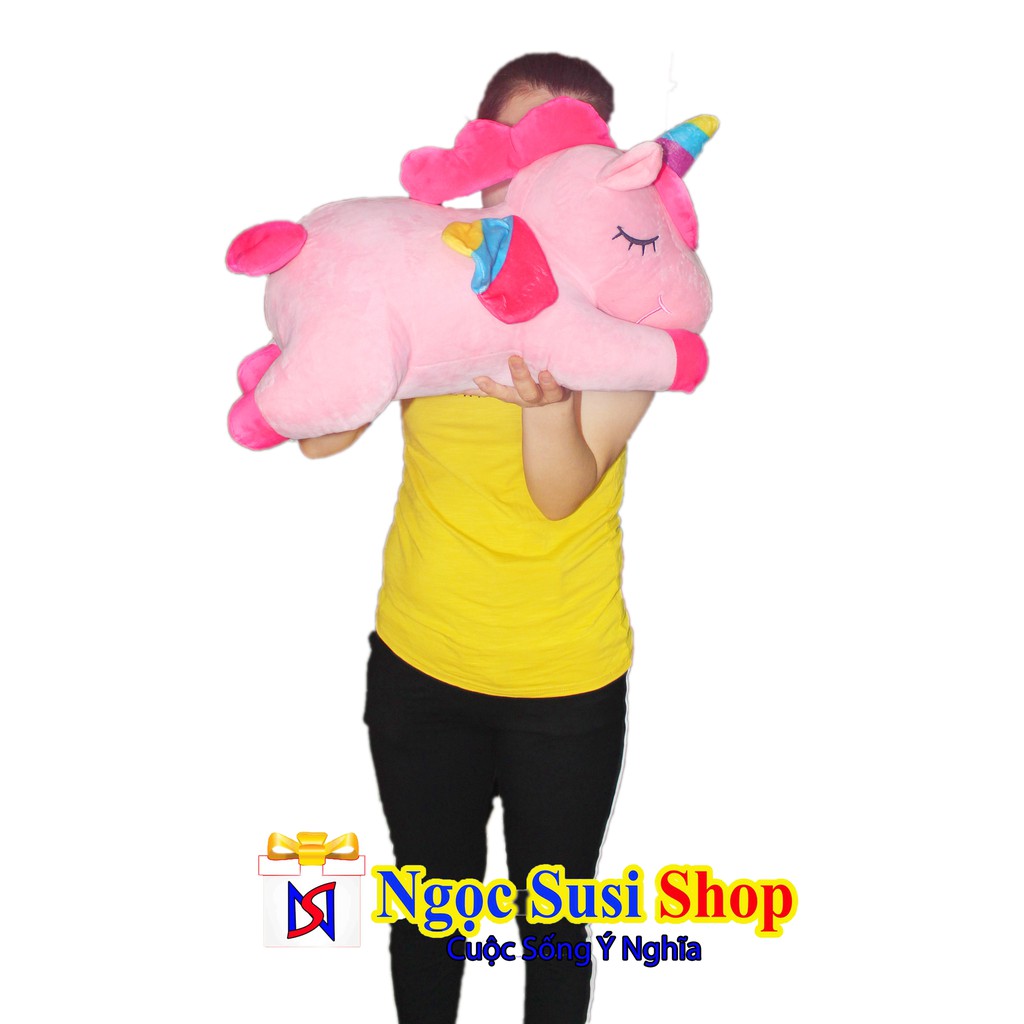 Ngựa PONY Nhồi Bông Ngựa Unicorn Size To Nhất 60cm - Bán Lẻ Giá Sỉ