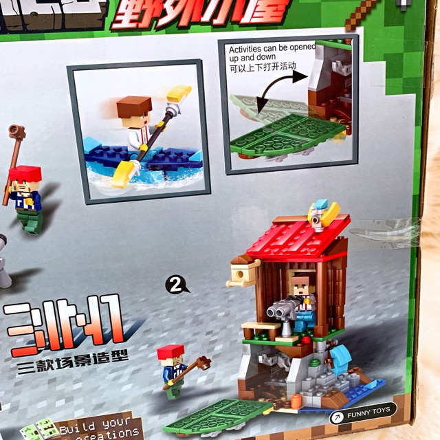 Đồ Chơi Lắp Ráp, Xếp Hình Minecraft Thuyền Thăm Dò Chiến Đấu 3in1 6005-388 mảnh