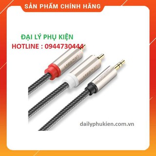 Cáp Audio 3,5mm ra 2 đầu RCA Ugreen 20825