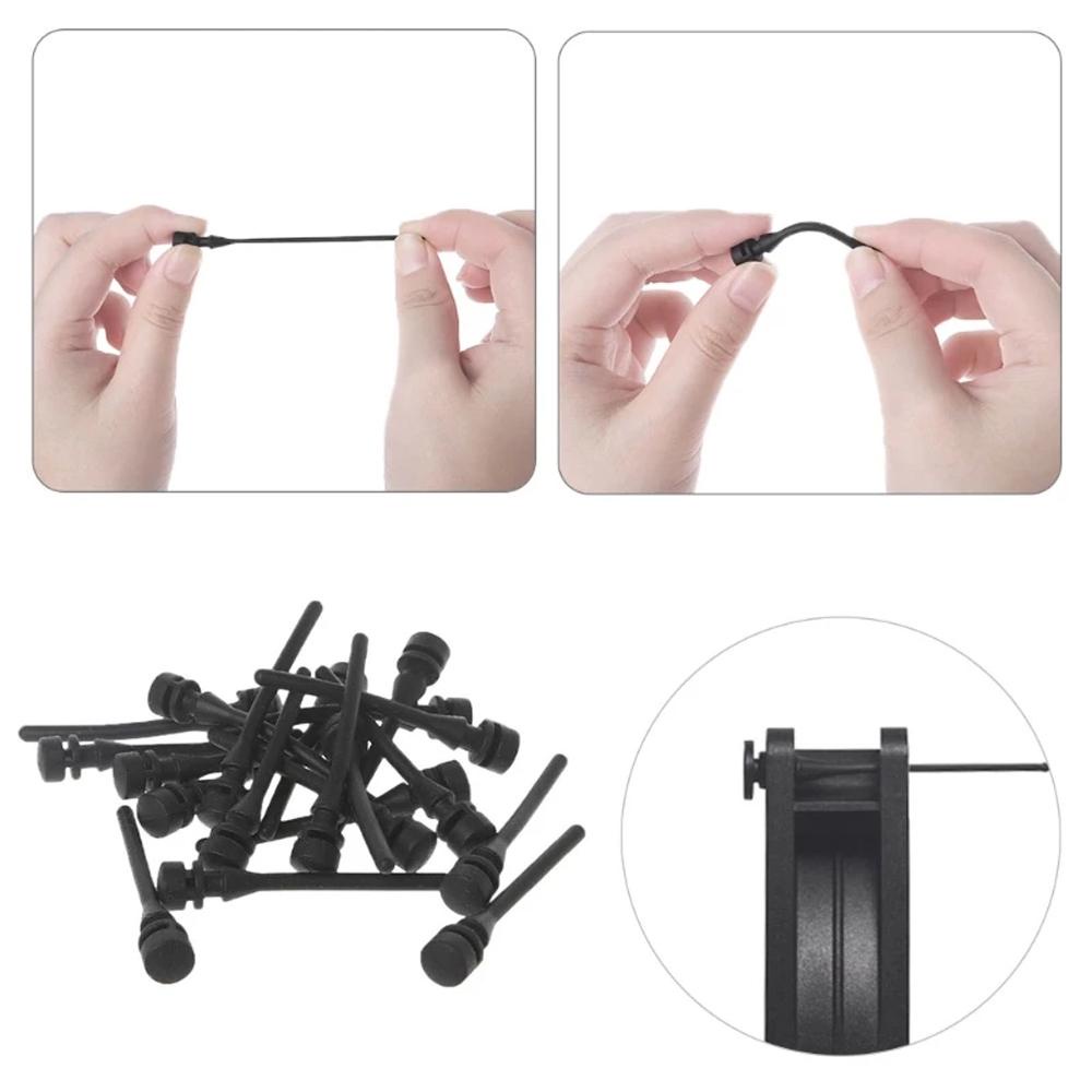 HARRIETT Ốc Vít Silicon Cao Su Đen 41mm Chống Rung Lắc Ồn Cho Vỏ Máy Tính