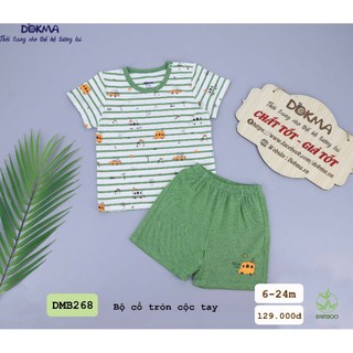 [Dokma] Bộ cổ tròn cộc tay DMB268