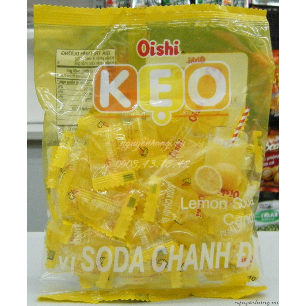 Kẹo Oishi Gói 90g Hương Trái Cây Nhiệt Đới