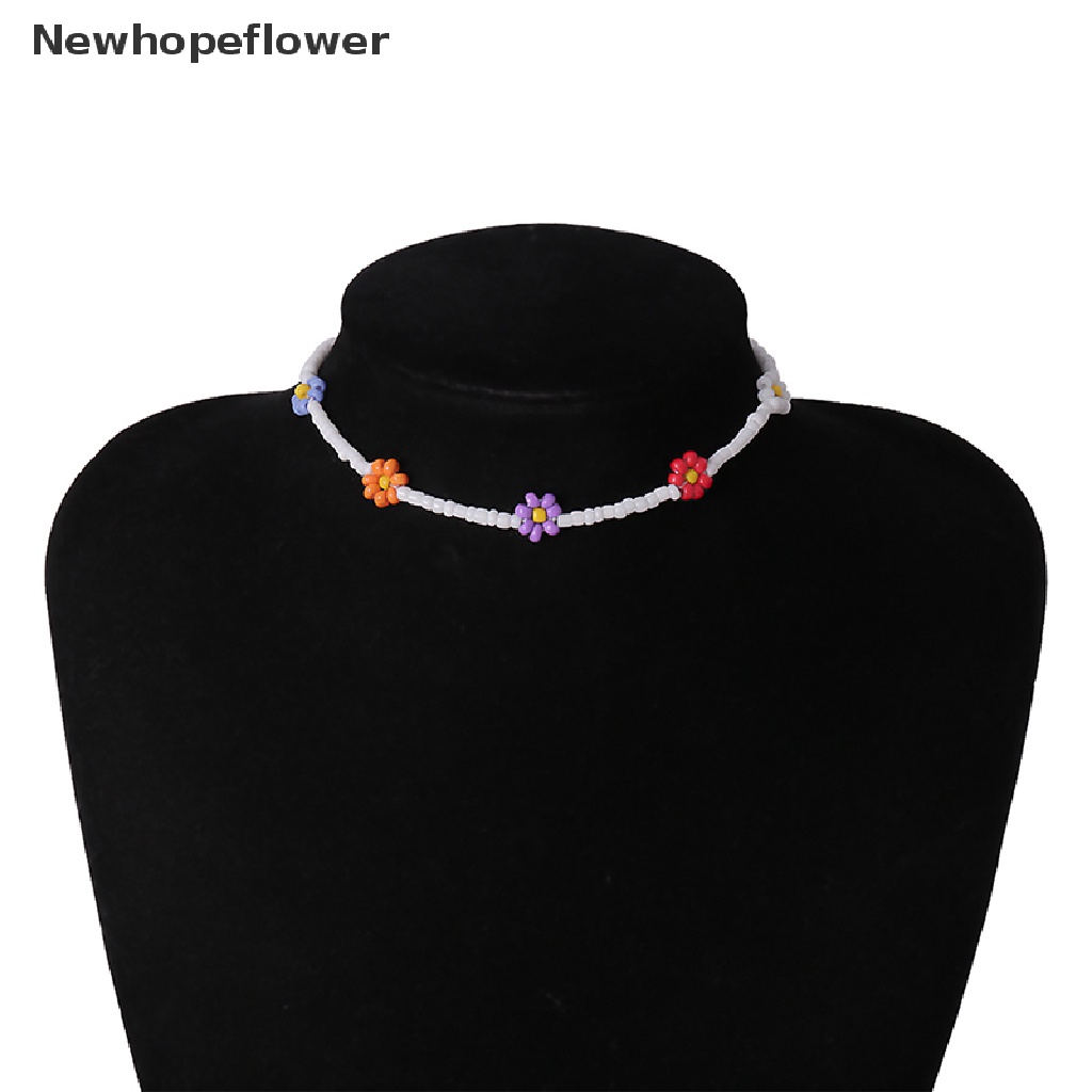 (NFPH) Vòng Cổ choker Mặt Hoa Cúc Handmade Phong Cách Bohemian Cho Nữ