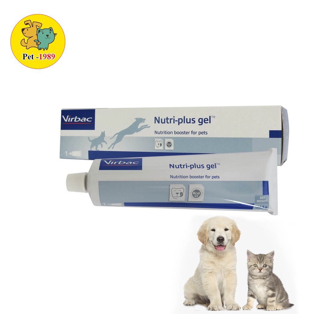 Gel Dinh Dưỡng Chó Mèo Biếng Ăn Gầy Gọc - Nutri plus gel virbac Pet-1989