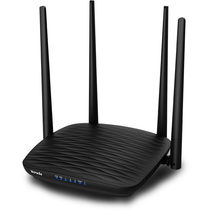 Bộ Phát Wifi - Tenda AC5 - Thiết bị phát Wifi chuẩn AC 1200Mbps, 2 Băng Tần 2.4 & 5.0 Ghz - 4 Anten 5 dBi