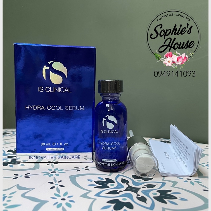 [Mã 151FMCGSALE giảm 8% đơn 500K] [30ml / 60ml] Serum phục hồi da iS Clinical Hydra Cool Serum