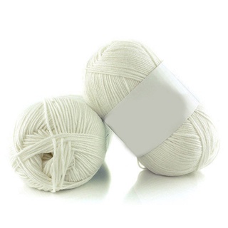 1 Cuộn Len Đan Sợi Móc Mềm Mịn 50g