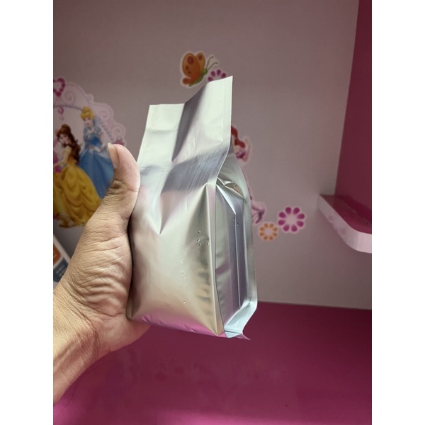 Túi 4 cạnh bạc, 2 biên bạc, đựng trà, cafe, bột...Link 500gr vá 1kg/size
