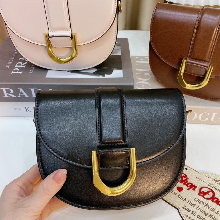 Túi Xách Nữ Đeo Chéo Đeo Vai Xe Kaa Mong Ngựa  Sai 19 Chât Da Mềm Phong Cách Hàn Quốc Có Tặng Kèm Túi Vải Hãng