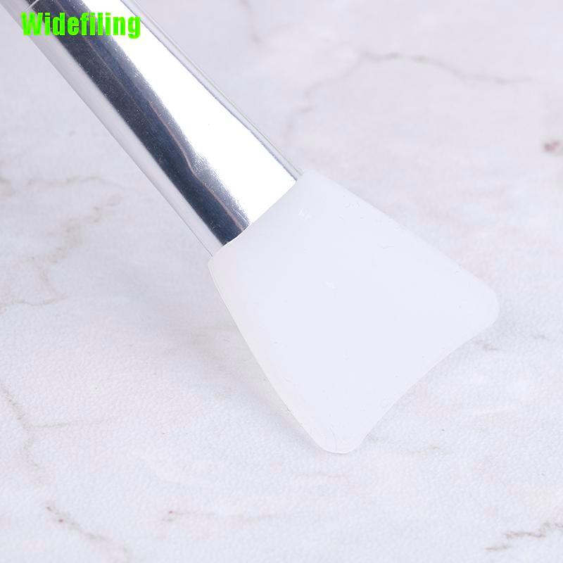 1 Cọ Trang Điểm Đầu Phẳng Bằng Silicone Chất Lượng Cao
