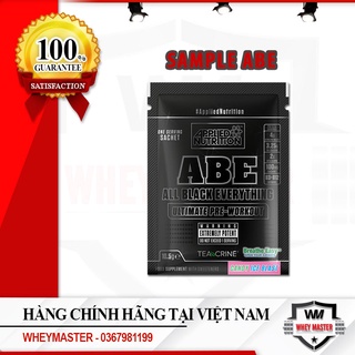 Combo 5 sample applied nutrition abe pre workout 1ser gói thử 1 lần dùng