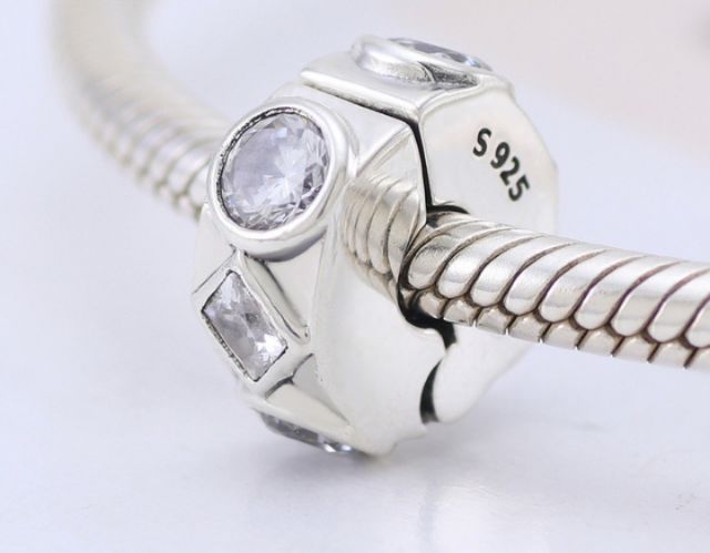 Charm clip bạc 925 (chặn charm vừa tất cả các vòng tay)