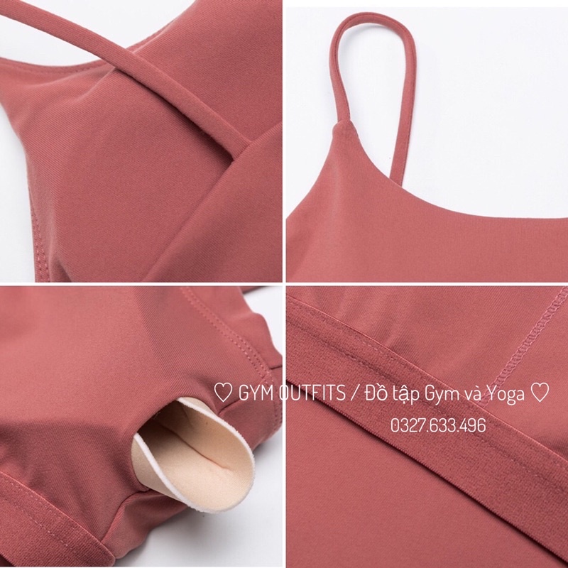 PART 1  Áo Tập Gym - Yoga Nữ Lemedy Padded Sport Bra - Áo Lót Thể Thao Cao Cấp Nâng Đỡ Ngực Có Sẵn Mút Lót