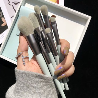 Bộ 8 cọ trang điểm cơ bản pastel lùn BAO DA Enstore