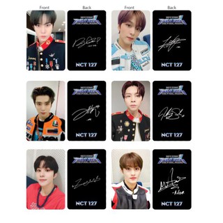 Set 10 thẻ card nhựa NCT 127 - Punch selca in 2 mặt có chữ ký bo góc