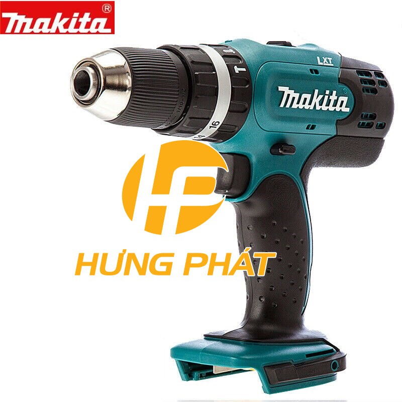 ☏●◄{Chính hãng} Máy khoan búa, vặn vít dùng pin 18V Makita DHP453