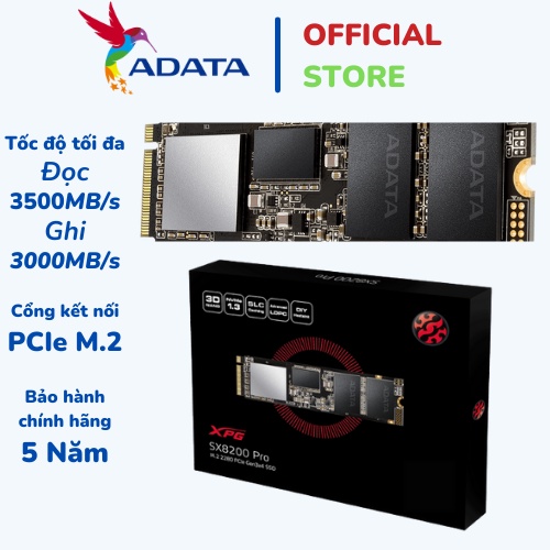 Ổ cứng SSD ADATA XPG SX8200 256GB PCIe Gen3x4 M.2 2280