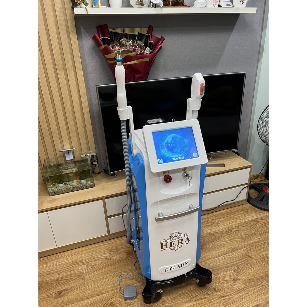Máy Triệt Lông Hera . Máy 2in1 Triệt Lông Và Laser Hera 2in1
