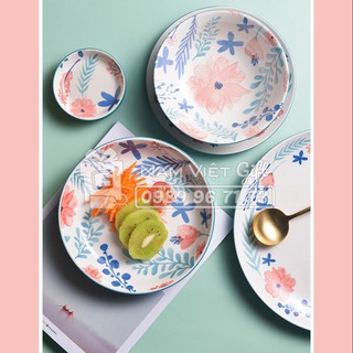 [Bán Lẻ] Bộ Bát Đĩa Sứ Gia Đình Phong Cách Châu Âu Idyllic