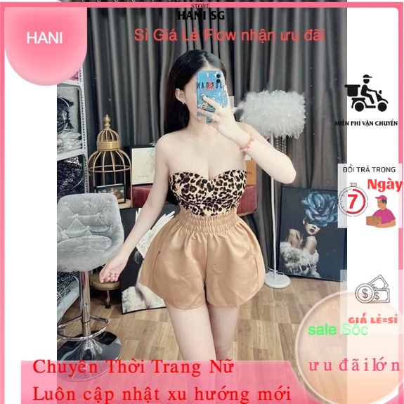 Quần short lưng cao thun ống rộng - NG01 | BigBuy360 - bigbuy360.vn