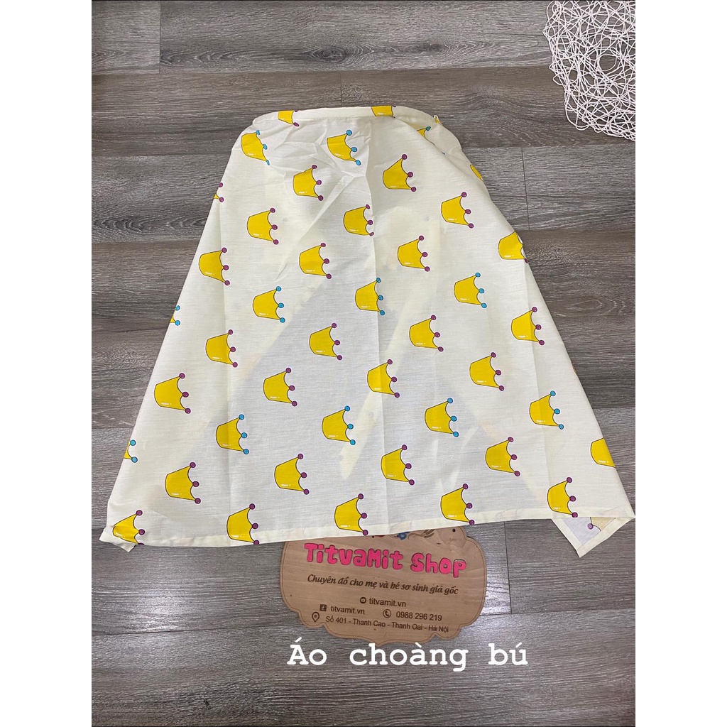 Khăn choàng cho bé bú, áo choàng bé bú