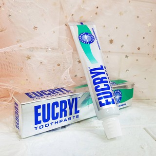 Kem Đánh Răng Bạc Hà Làm Trắng Eucryl Toothpaste 62g