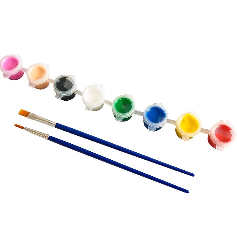 Vỉ 6 màu nước kèm theo cọ